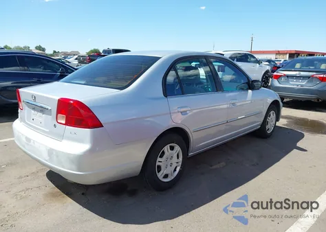 2002 Honda Civic Lx z USA, uszkodzony, nr VIN 1HGES165X2L037701